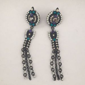 Multi coloured earrings